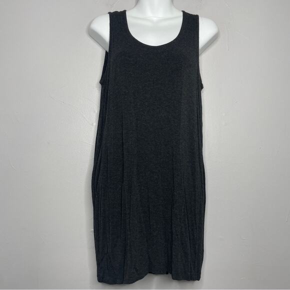EILEEN FISHER Mini Tunic Dress Womens Size Small Basic Staple Capsule Minimalist - Picture 1 of 5